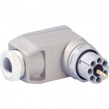 Mating connectors for mechanical position switches, mechanical pressure switches and valves with central connection with connector “K6” and “DK6L”, 6-pole + PE 7P Z6