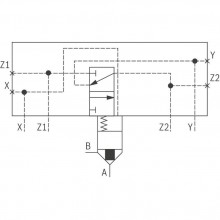 2-way cartridge valves with spool position monitoring LFA..D7 (control cover)