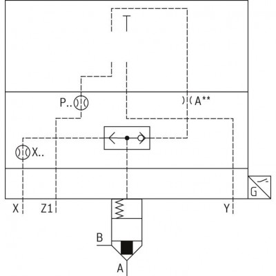 2-way cartridge valves with spool position monitoring LFA..EKWA (control cover) 2-way cartridge valves with spool position monitoring LFA..EKWA (control cover)