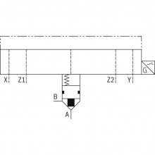 2-way cartridge valves with spool position monitoring LFA..EM19 (control cover)