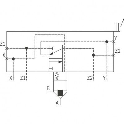 2-way cartridge valves with spool position monitoring LFA..H2-7 (control cover) 2-way cartridge valves with spool position monitoring LFA..H2-7 (control cover)