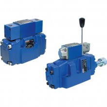 Directional spool valves, pilot operated, with mechanical-hydraulic actuation (hand lever) H-.WMMH