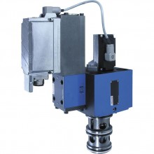 Directional high-response cartridge valve, pilot-operated, with integrated electronics (OBE) 3WRCBEE