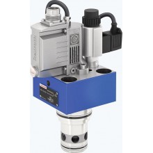 Proportional directional cartridge valve, pilot-operated, with integrated electronics (OBE) or external control electronics 2WFC; 2WFCE