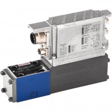 High-response valve with integrated digital axis controller (IAC-R) and field bus interface 4WRPNH../24C/P