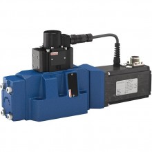 High-response directional valves, pilot operated, with integral electronics (OBE) and electrical position feedback 4WRDE
