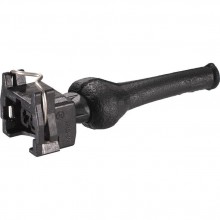Mating connectors for directional valves with connector "C4" and "C4Z" (AMP Junior-Timer), litz wire outer diameter 1.2 mm to 2.1 mm 2P D1.2 JUNIOR