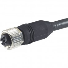 Mating connectors for sensors and valves with connector “K24”, “K35” and “K72”, M12 x 1, with assembled connection line 4P Z24 +