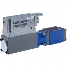 Proportional pressure reducing valve, pilot operated, with integrated electronics (OBE) and position feedback DREBE6X
