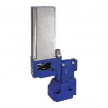 Pressure relief valves with direct current motor operation, pilot operated DBG