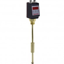 Float switch with two switching contacts, two programmable switching outputs for temperature, alternatively one programmable switching output and one analog output with display and control unit ABZMS-40