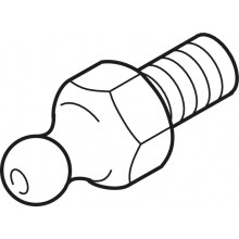 Hydraulic-type lube nipple according to DIN 71412 Form A R3417 0.. 02