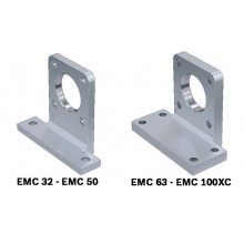 Foot mounting for mounting on the cover or timing belt side drive