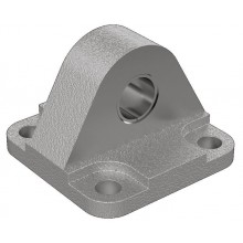 Swivel mount for force measuring bolt