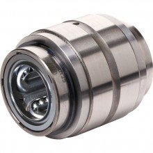 Linear bushings for combined linear and rotary motion, R0665/R0667, with needle bearing KBRON- ..