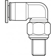 Elbow plug-in connections rotatable for Ball Rail Systems R3417 07. 09